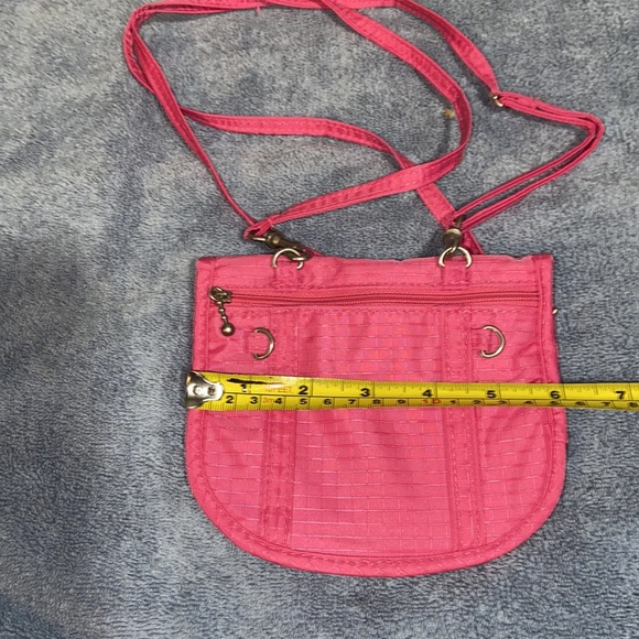 NWOT Small Baggallini Travel Wallet Bag Cross Body Belt Loops - Picture 5 of 7